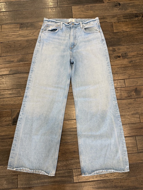 Citizens Of Humanity Denim - Citizens of Humanity Paloma Baggy Wide Leg Jeans Size 29 Light Wash High Rise